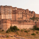 Festungsanlage Meherangarh in Jodhpur, Rajasthan, Indien, Asien | Mehrangarh Fort in Jodhpur, Rajasthan, India, Asia