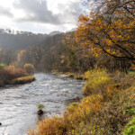 Herbst an der Lenne in Nachrodt-Wiblingwerde, Nordrhein-Westfalen, Deutschland | Autumn at the Lenne river in Nachrodt-Wiblingwerde, North Rhine-Westphalia, Germany.