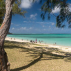 Strand und Bucht von Saint Francois, Insel Rodrigues, Mauritius, Afrika, | Saint Francois beach and bay, Rodrigues island, Mauritius, Africa