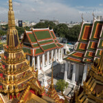 die buddhistische Tempelanlage Wat Ratchanatdaram, Bangkok, Thailand, Asien | Wat Ratchanatdaram buddhist temple complex, Bangkok, Thailand, Asia