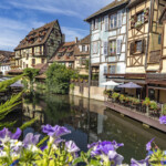 Klein Venedig an der Rue de Turenne in Colmar, Elsass, Frankreich | Little Venice from Rue de Turenne in Colmar, Alsace, France