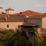 Kloster Varlaam, eines der orthodoxen Meteora-Klöster, UNESCO-Weltkulturerbe in Thessalien, Griechenland | The Holy Monastery of Varlaam: The Meteora complex of Eastern Orthodox monasteries, UNESCO World Heritage in the Plain of Thessaly, Greece