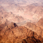 Luftbild von St. Kathrin, Sinai, Ägypten