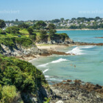 Küste und Strand Plage des curés in Plestin-les-Grèves, Bretagne, Frankreich | Coast and beach Plage des curés in Plestin-les-Grèves, Brittany, France