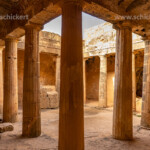 Unterirdische Grabstätten der antiken Nekropole Königsgräber von Nea Paphos, Paphos, Zypern, Europa | underground tombs of the ancient necropolis Tombs of the Kings, Paphos, Cyprus, Europe