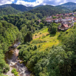 Langenbrand und das Murgtal, Forbach, Schwarzwald, Baden-Württemberg, Deutschland | Langenbrand and Murg Valley, Forbach, Black Forest, Baden-Württemberg, Germany