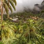Kulturlandschaft mit Palmen im Valle Gran Rey, La Gomera, Kanarische Inseln, Spanien | Landscape with palm trees, Valle Gran Rey, La Gomera, Canary Islands, Spain