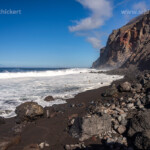 Der Strand Playa del Inglés, Valle Gran Rey, La Gomera, Kanarische Inseln, Spanien | The beach Playa del Inglés, Valle Gran Rey, La Gomera, Canary Islands, Spain