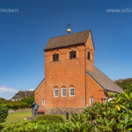 Die Evangelische Kirche Friesenkapelle bei Wenningstedt-Braderup, Insel Sylt, Kreis Nordfriesland, Schleswig-Holstein, Deutschland, Europa | The Friesenkapelle protestant church near Wenningstedt-Braderup, Sylt island, district of North Friesland, Schleswig-Holstein, Germany, Europe