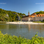Benediktinerabtei Kloster Weltenburg an der Donau bei Weltenburg, Bayern, Deutschland | Weltenburg Abbey at the Danube river near Weltenburg, Bavaria, Germany