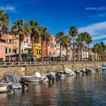 Marina in Riva Ligure, Riviera di Ponente, Ligurien, Italien, Europa | Marina in Riva Ligure, Riviera di Ponente, Liguria, Italy, Europe