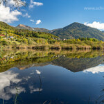 Der See Lago di Madrano in Madrano, Pergine Valsugana, Trentino, Italien, Europa | Lago di Madrano lake in Madrano, Pergine Valsugana, Trentino, Italy, Europe