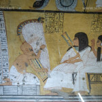 Wandmalereien im Grab des Inihercha TT359 in Deir el-Medina, Arbeitersiedlung des antiken Theben bei Luxor, Ägypten, Afrika | Paitings at the Tomb of Anherkha TT359 in Deir el-Medina, an ancient Egyptian workmen's village near Luxor, Egypt, Africa