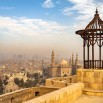 Zitadelle von Saladin und Sultan-Hasan-Moschee in Kairo , Ägypten, Afrika | Citadel of Cairo or Citadel of Saladin and Mosque Madrasa of Sultan Hasan in Cairo, Egypt, Africa