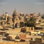 Blick über die Stadt der Toten in Kairo , Ägypten, Afrika | View over the City of the Dead or Cairo Necropolis in Cairo, Egypt, Africa