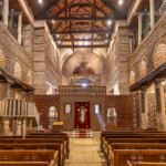 Innenraum der Sergios-und-Bakchos Kirche in Kairo , Ägypten, Afrika | Saints Sergius and Bacchus Church interior in Cairo, Egypt, Africa