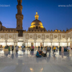 Innenhof der al-Azhar-Moschee in der Abenddämmerung, Kairo , Ägypten, Afrika | Al-Azhar Mosque Courtyard at dusk, Cairo, Egypt, Africa