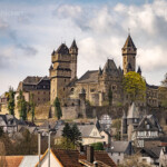 Fachwerkhäuser und das Schloss in Braunfels, Hessen, Deutschland | Half-timbered houses and the Castle in Braunfels , Hesse, Germany